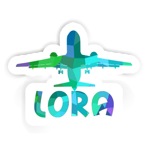 Lora Aufkleber Jumbo-Jet Notebook Image