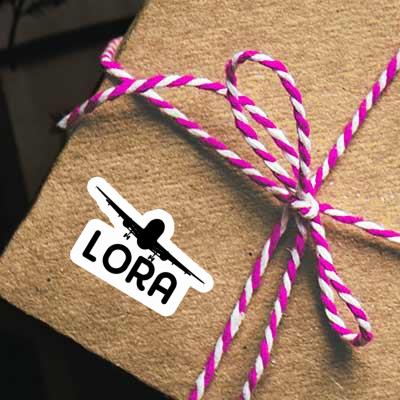 Sticker Airplane Lora Laptop Image