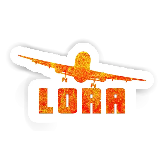 Airplane Sticker Lora Image