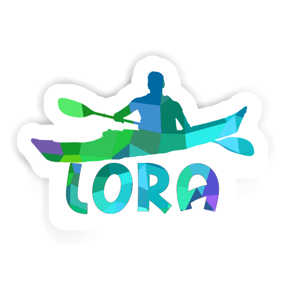 Lora Sticker Kayaker Notebook Image