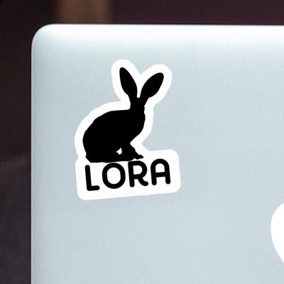 Sticker Lora Hase Notebook Image