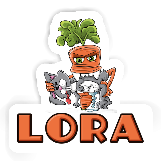 Lora Sticker Monster Carrot Laptop Image