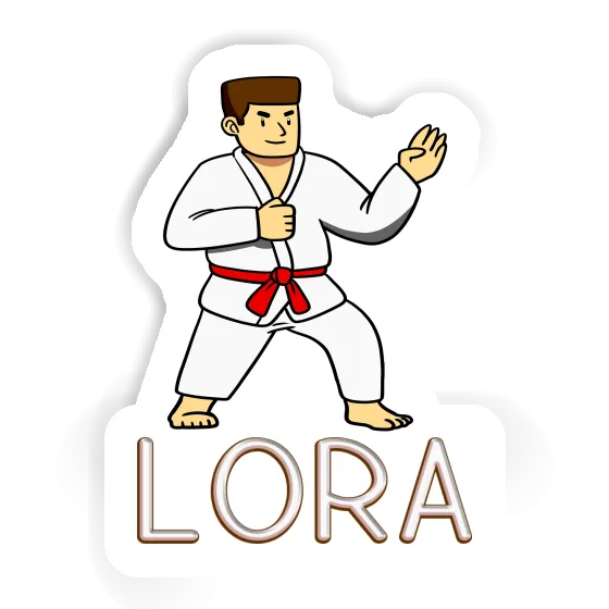 Karateka Sticker Lora Image