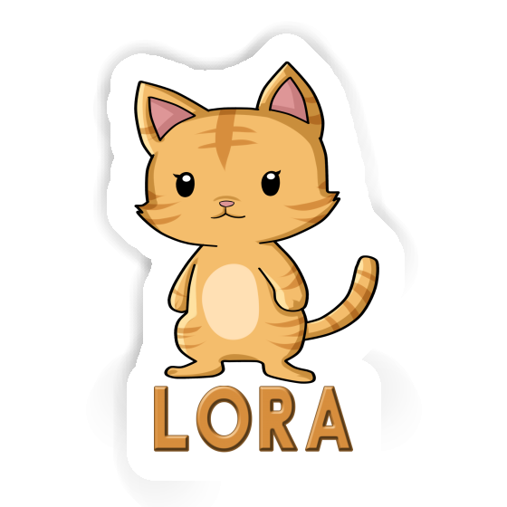 Lora Sticker Kitten Laptop Image