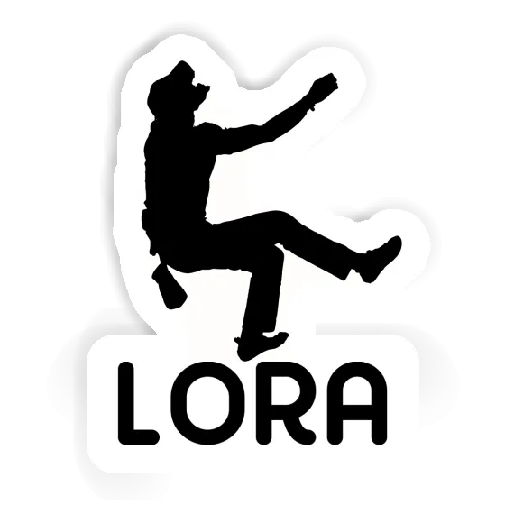 Aufkleber Kletterer Lora Image