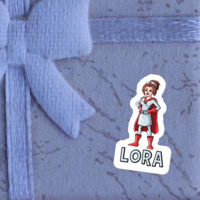 Sticker Lora Krankenschwester Gift package Image