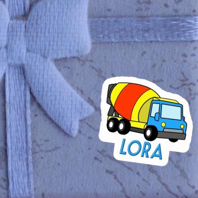 Lora Sticker Mixer Truck Image