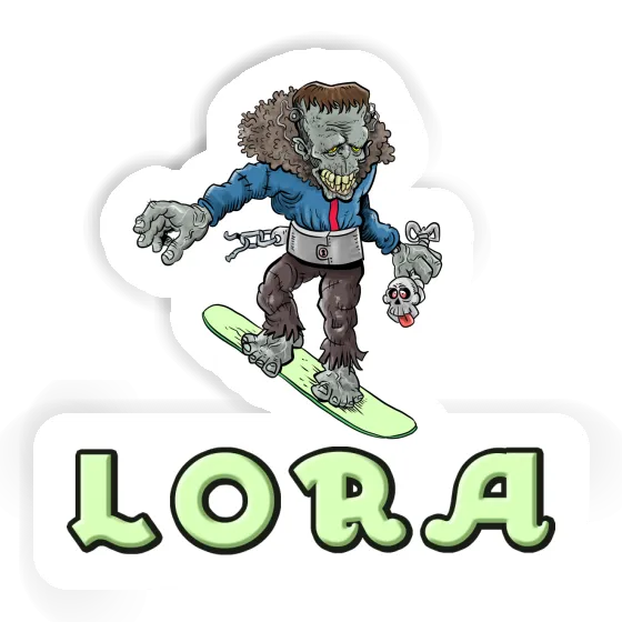 Lora Sticker Boarder Image