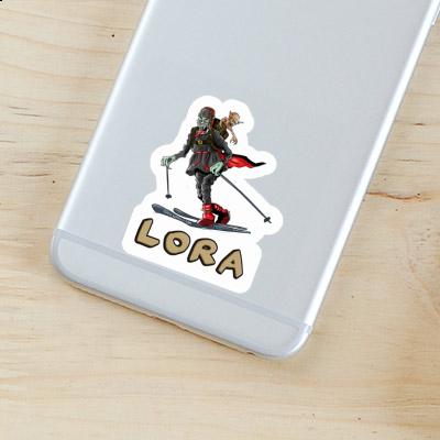 Lora Sticker Telemarker Notebook Image