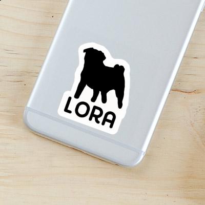 Mops Aufkleber Lora Gift package Image