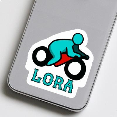 Lora Sticker Motorbike Notebook Image