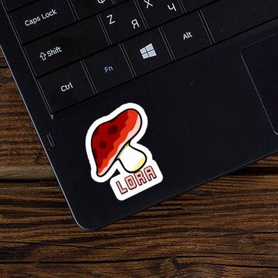 Toadstool Sticker Lora Laptop Image