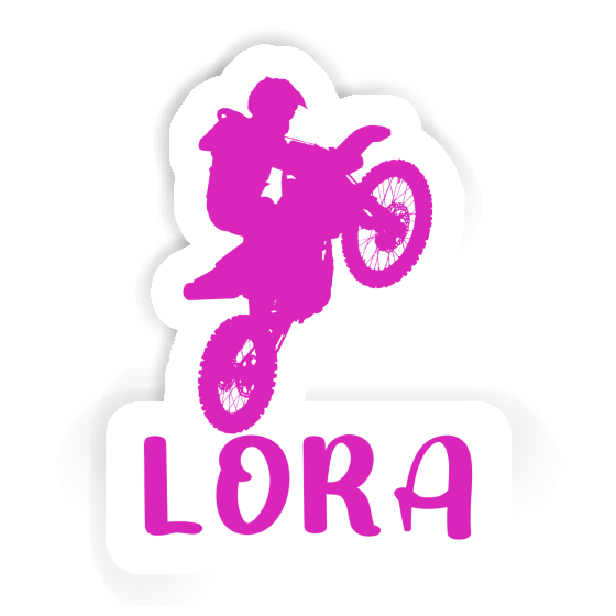 Sticker Motocross Rider Lora Gift package Image