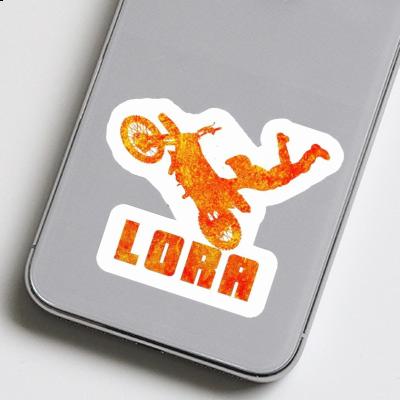 Motocross Jumper Sticker Lora Notebook Image