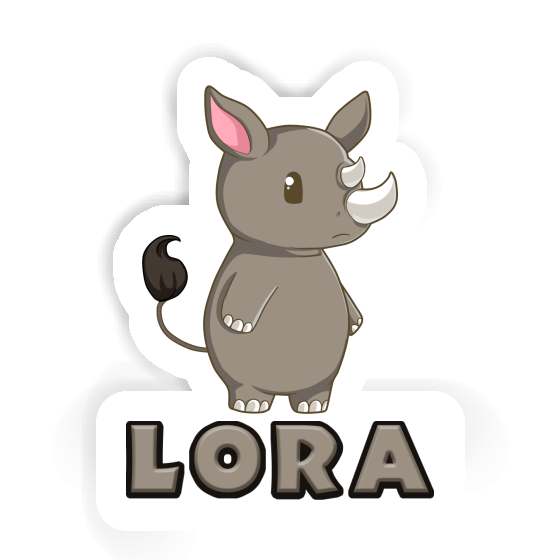 Rhinoceros Sticker Lora Gift package Image