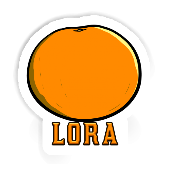 Lora Autocollant Orange Image