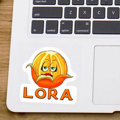 Orange Autocollant Lora Gift package Image