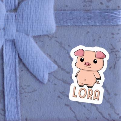 Lora Sticker Piggy Image