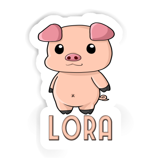 Lora Sticker Piggy Image