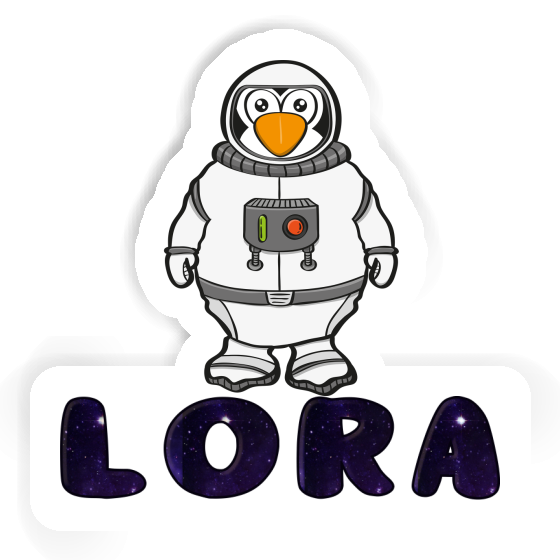 Aufkleber Lora Astronaut Image