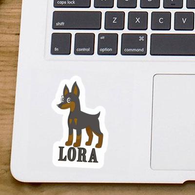 Sticker Pinscher Lora Gift package Image