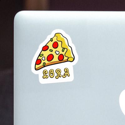 Aufkleber Pizza Lora Laptop Image