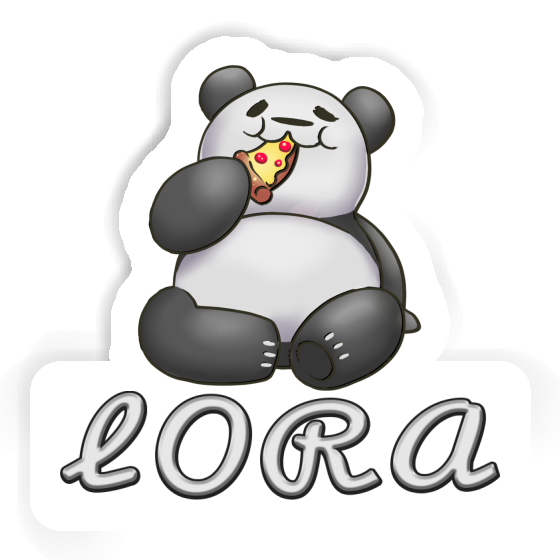 Lora Sticker Panda Laptop Image