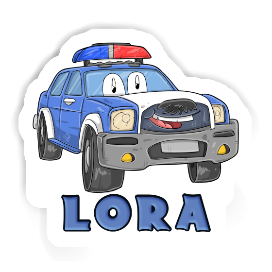 Sticker Police Car Lora Laptop Image