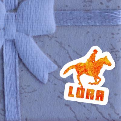 Horse Rider Sticker Lora Gift package Image