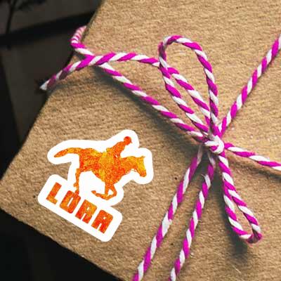 Horse Rider Sticker Lora Gift package Image