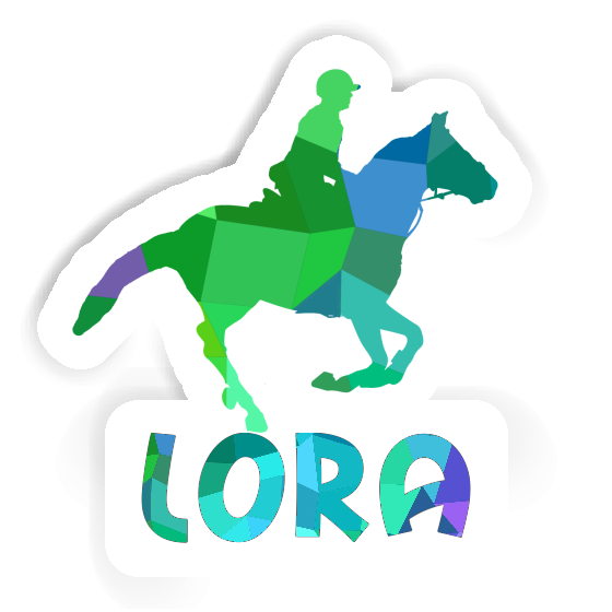 Horse Rider Sticker Lora Image