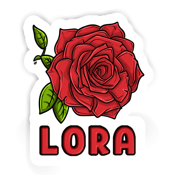 Rose Sticker Lora Laptop Image