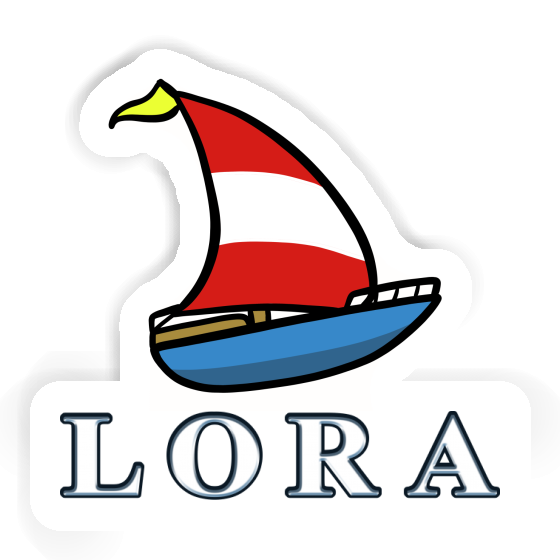 Sticker Segelboot Lora Image