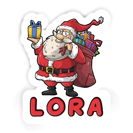 Sticker Lora Santa Gift package Image