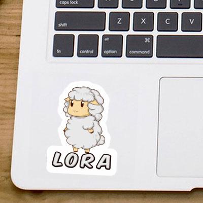 Autocollant Lora Mouton Laptop Image