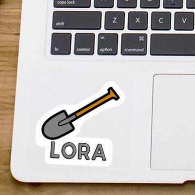 Sticker Shovel Lora Laptop Image