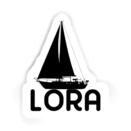 Sailboat Sticker Lora Notebook Image