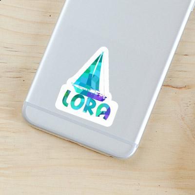 Lora Sticker Segelboot Image