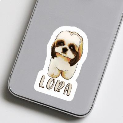 Shih Tzu Sticker Lora Notebook Image