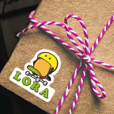 Lora Sticker Skateboard-Ei Laptop Image