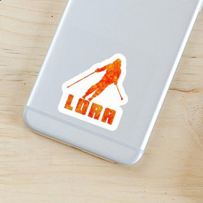 Lora Sticker Skier Gift package Image