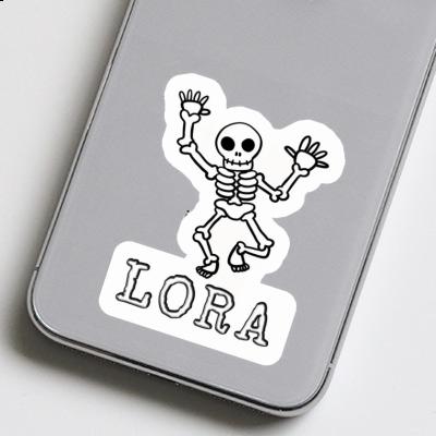 Lora Sticker Totenkopf Gift package Image