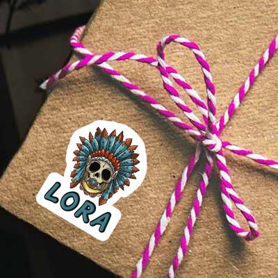 Sticker Baby-Skull Lora Notebook Image