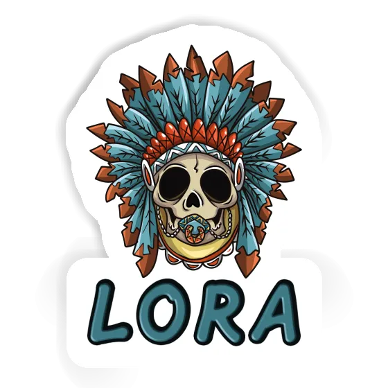 Sticker Baby-Skull Lora Laptop Image