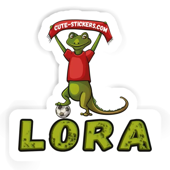 Autocollant Lora Lézard Notebook Image