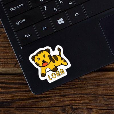 Sticker Lora Tiger Gift package Image