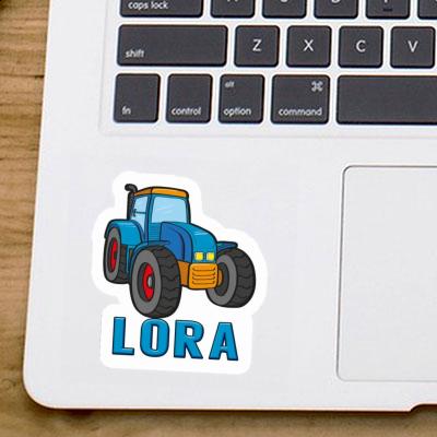 Tractor Sticker Lora Laptop Image