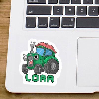 Tractor Sticker Lora Laptop Image