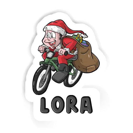 Sticker Bicycle Rider Lora Image