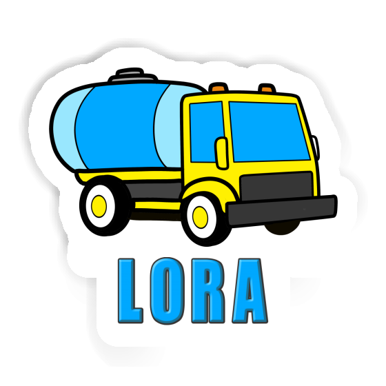 Lora Sticker Water Truck Laptop Image